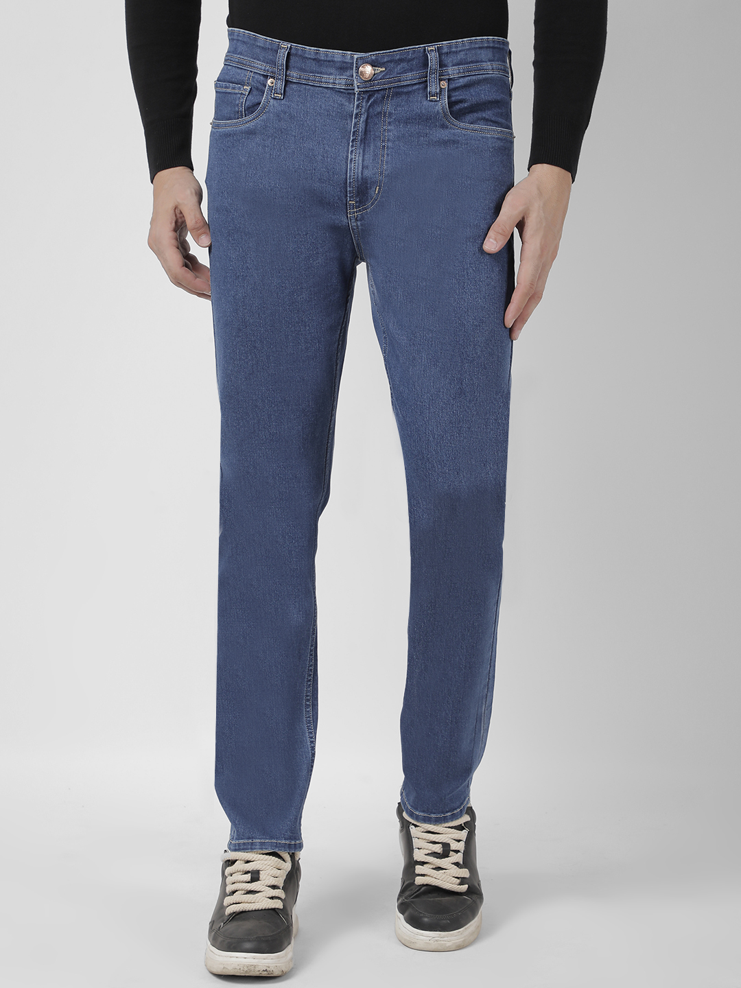 Numero Uno Men SOLID Blue Jeans
